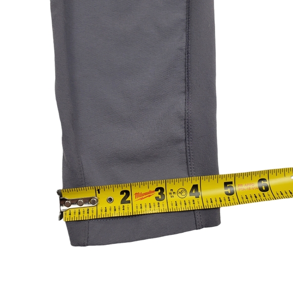 Athleta Joggers Gray Skinny Pull On Highline Hybrid Summiter Stretch Size 8T - Picture 14 of 15